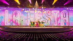 Zien: Luna maakt feest op Junior Songfestival-podium tijdens repetitie